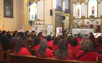 Presencia salesiana de Tarapacá participa en misa de despedida del p. José Miguel Prieto Sdb.