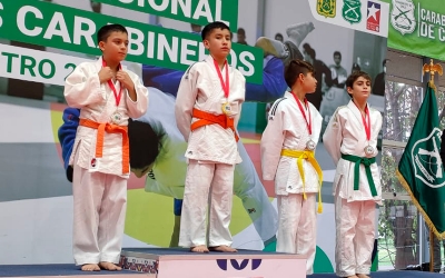 Augusto Hernández del séptimo básico “A” se corona campeón en Judo